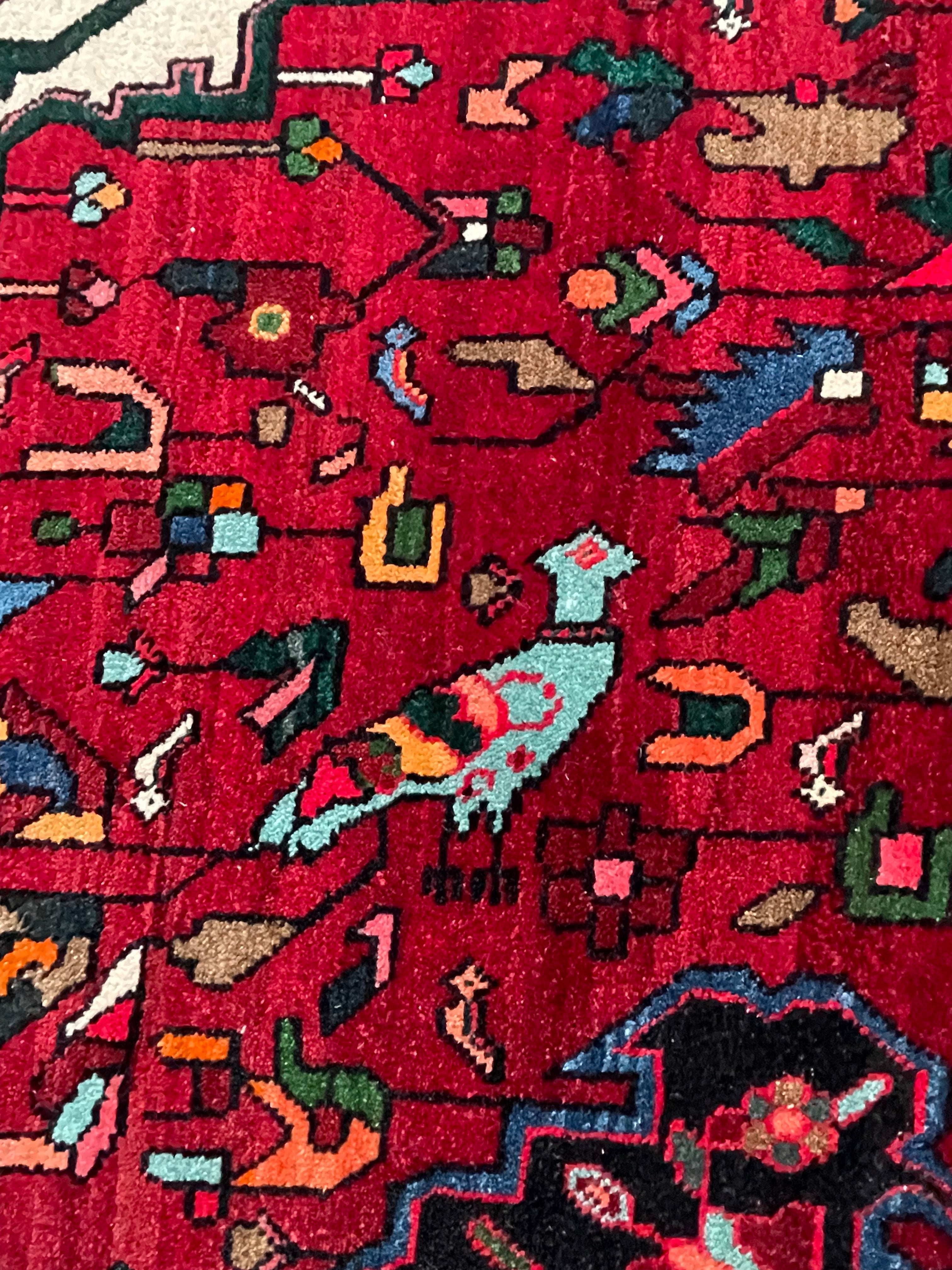 Persian Goltogh Rug 212 × 140 cm