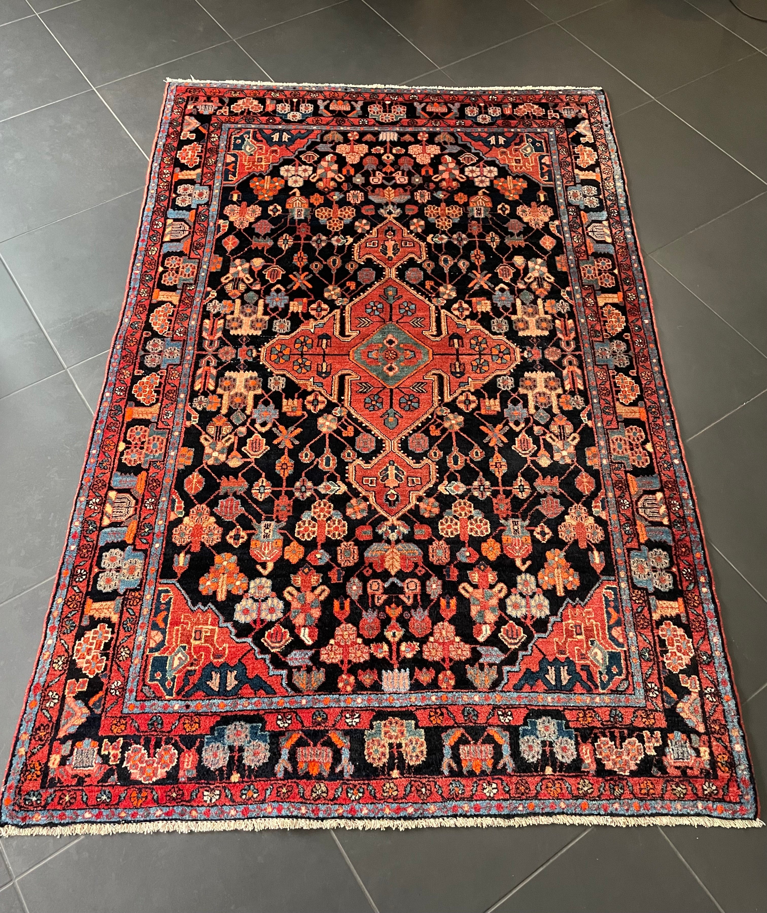 Persian Nahavand Rug 215 × 140 cm