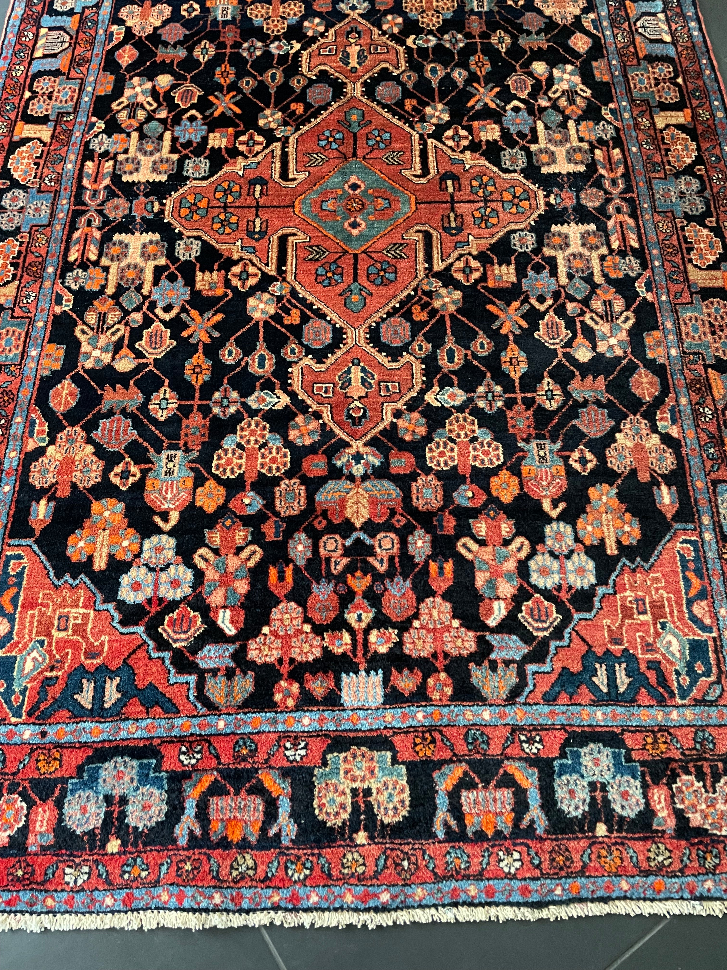 Persian Nahavand Rug 215 × 140 cm