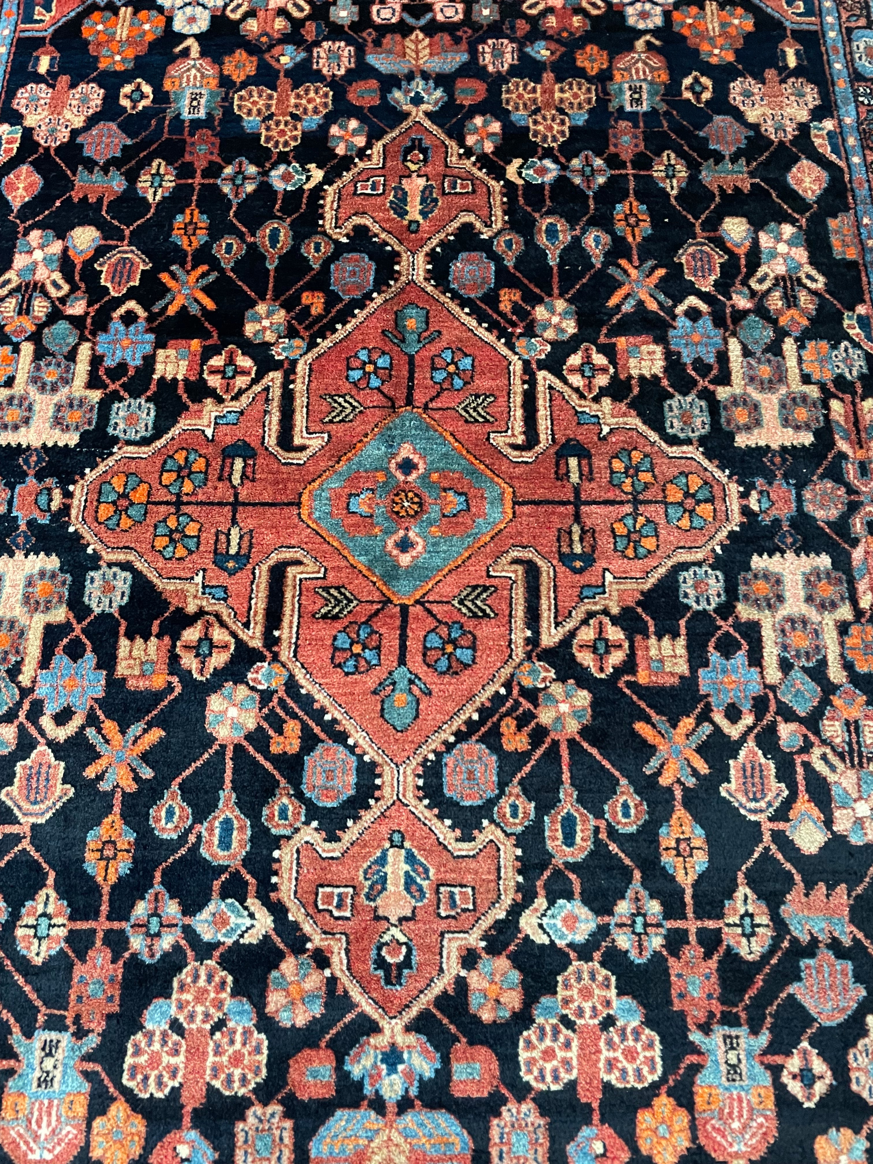 Persian Nahavand Rug 215 × 140 cm
