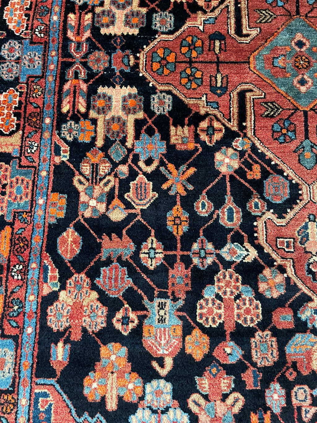 Persian Nahavand Rug 215 × 140 cm