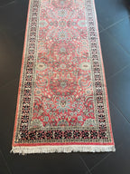 Kashmir silk Rug 306 × 83 cm