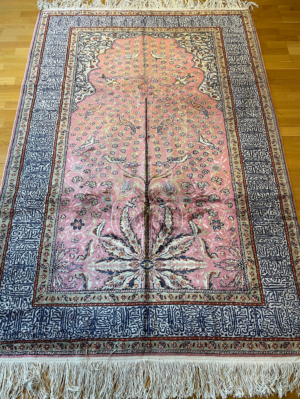 Kayseri Silk Rug 218 × 145 cm