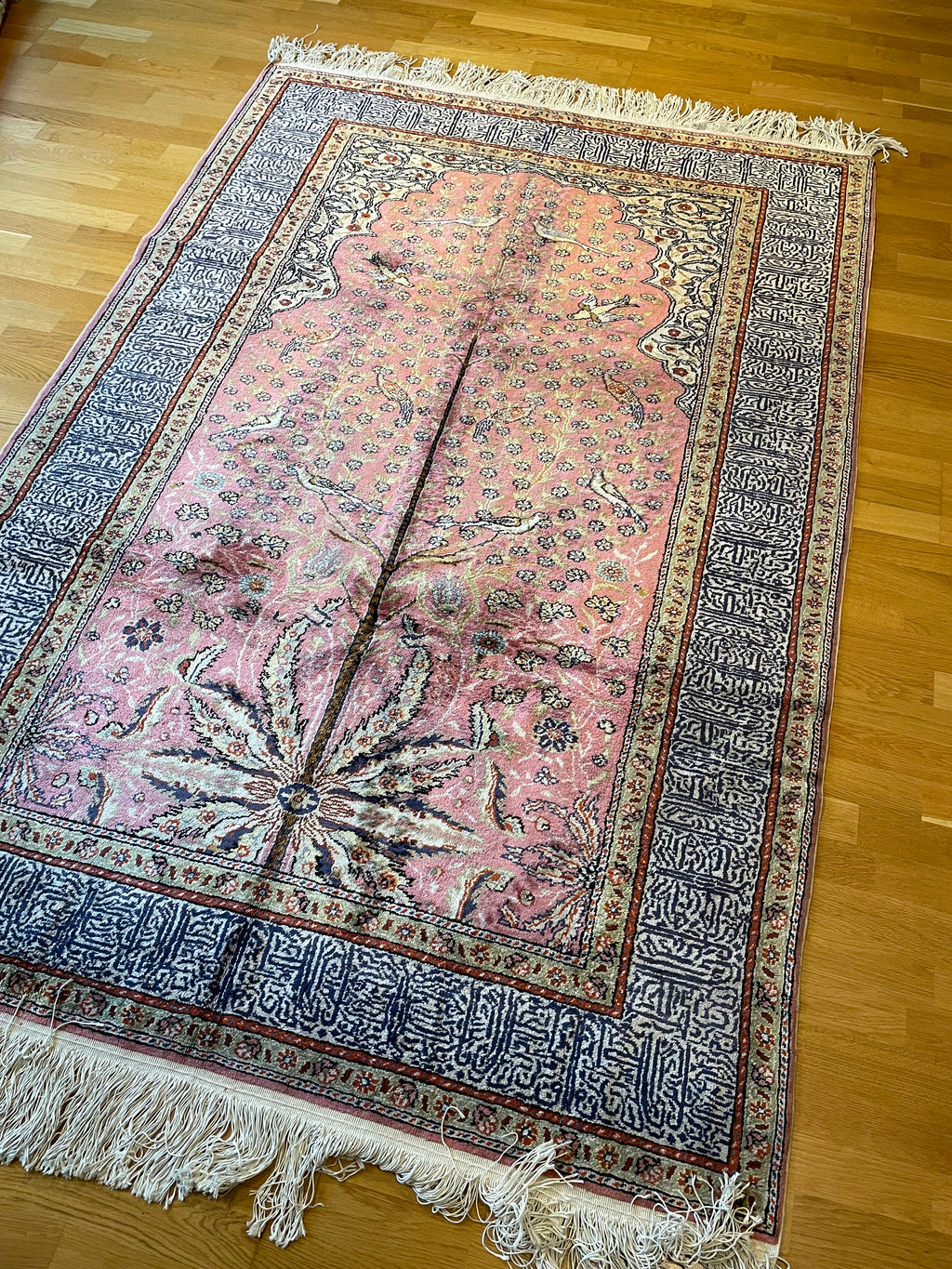 Kayseri Silk Rug 218 × 145 cm