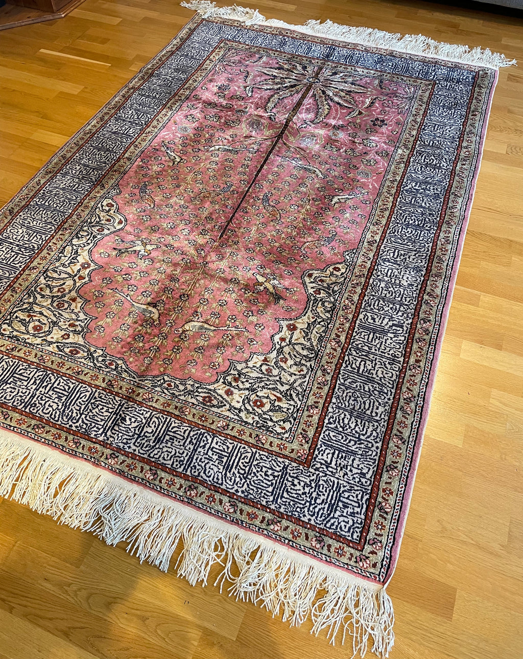 Kayseri Silk Rug 218 × 145 cm