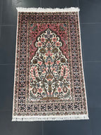 Kashmir silk rug 127x80cm