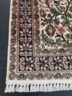 Kashmir silk rug 127x80cm