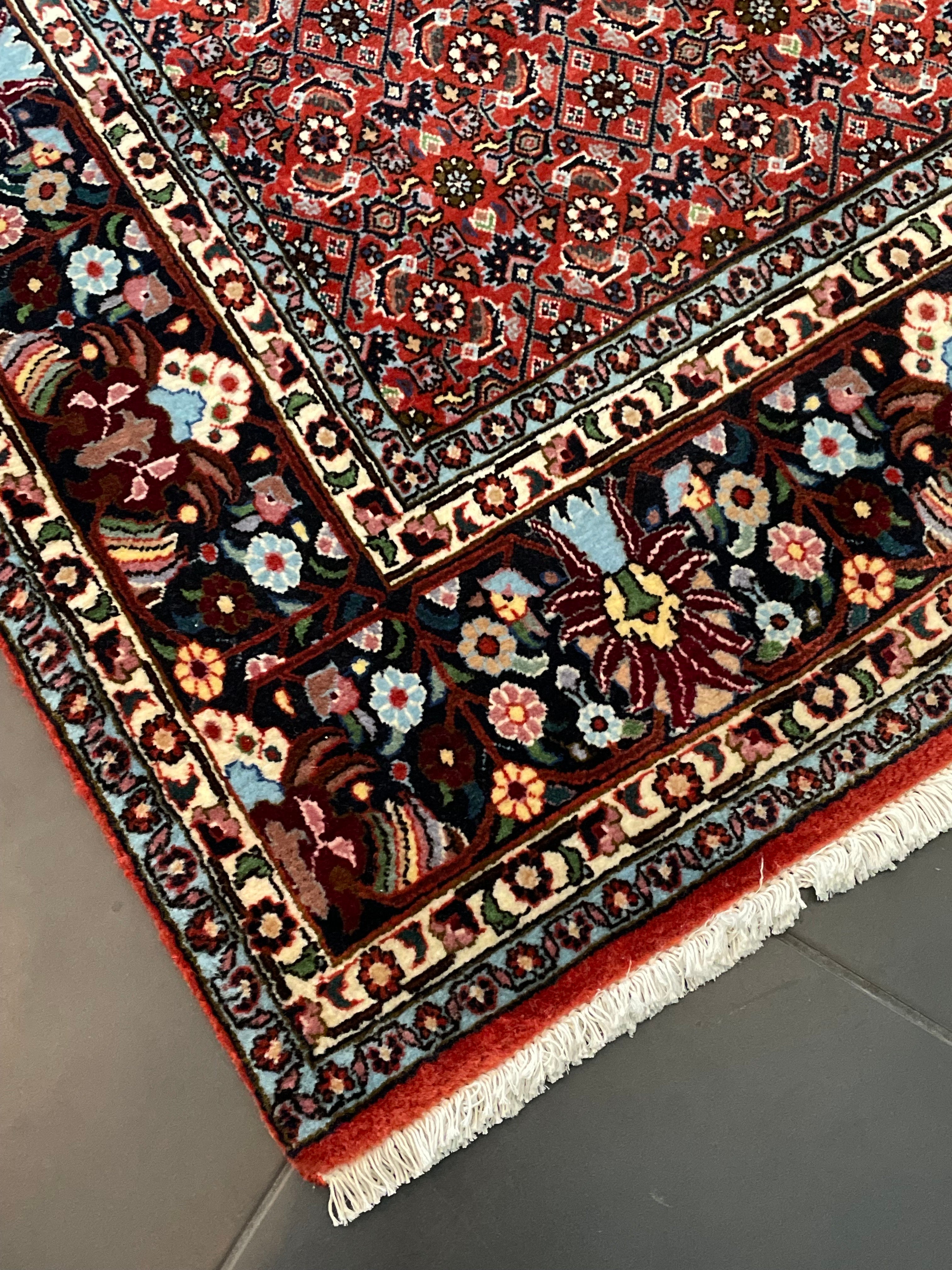 Bidjar-matto 203×203 cm