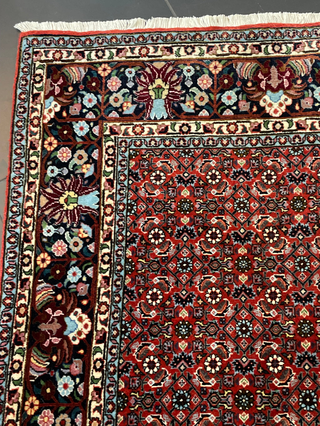 Bidjar-matto 203×203 cm