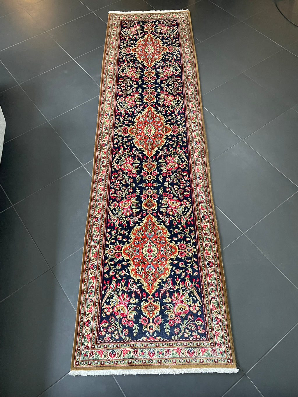 Qom Rug 295 × 79 cm