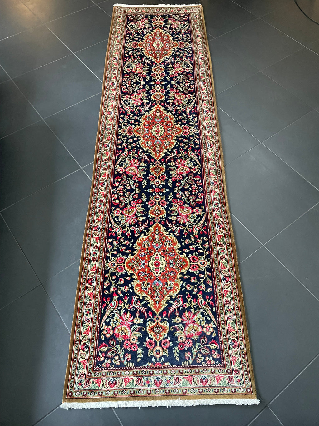 Qom Rug 295 × 79 cm