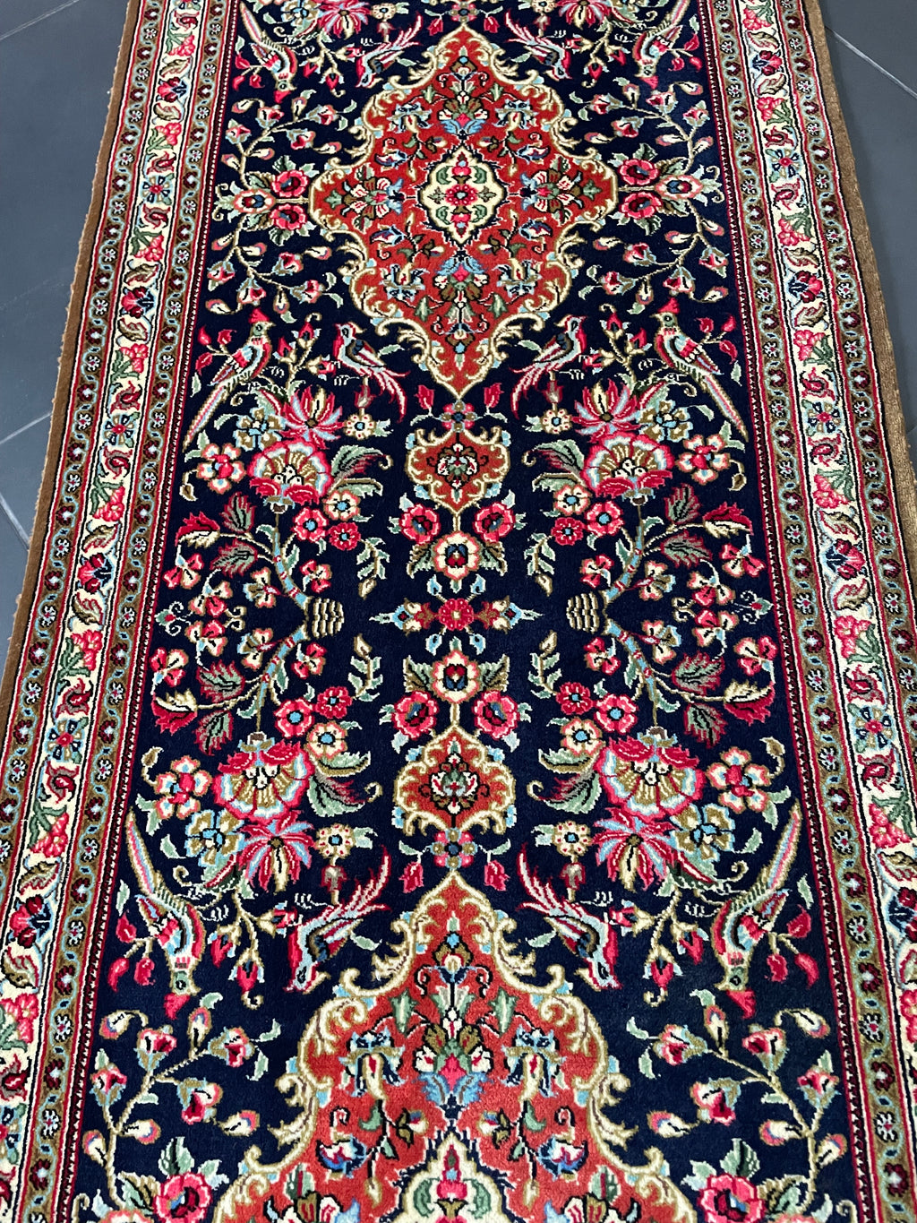 Qom Rug 295 × 79 cm